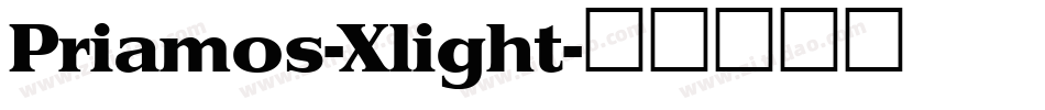 Priamos-Xlight字体转换