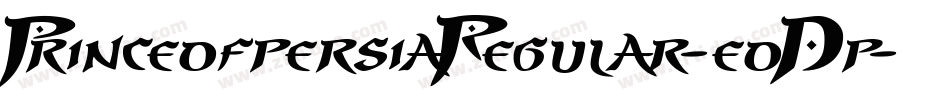 PrinceofpersiaRegular-eoDp字体转换