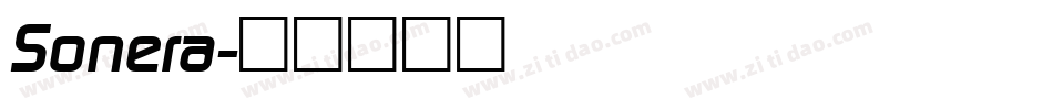 Sonera字体转换
