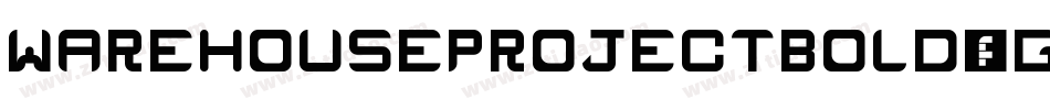 WarehouseProjectBold-gxEq6字体转换