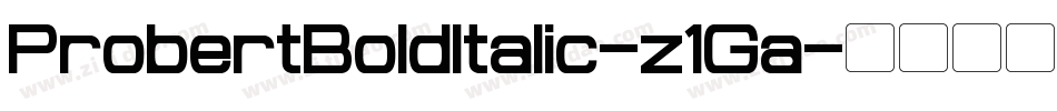 ProbertBoldItalic-z1Ga字体转换