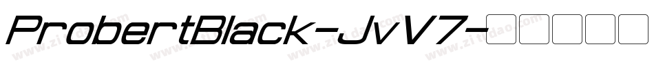 ProbertBlack-JvV7字体转换