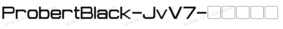 ProbertBlack-JvV7字体转换