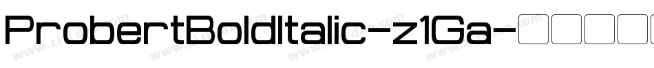 ProbertBoldItalic-z1Ga字体转换