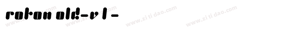 ProtonBold-vOlZ字体转换