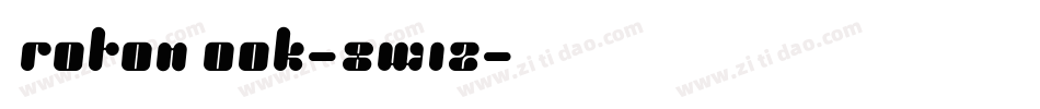 ProtonBook-8w1z字体转换