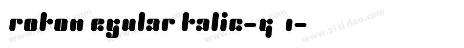 ProtonRegularItalic-qDO1字体转换
