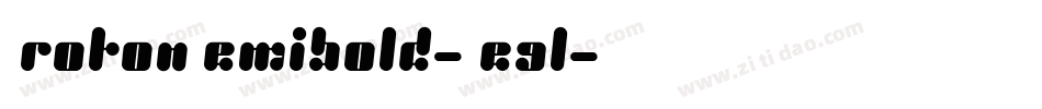 ProtonSemibold-Ve9l字体转换
