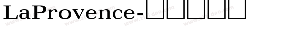 LaProvence字体转换