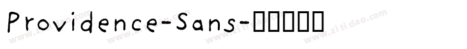 Providence-Sans字体转换