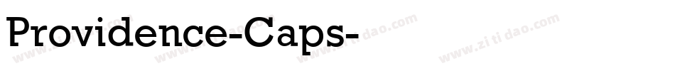 Providence-Caps字体转换