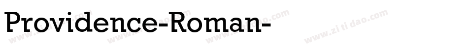 Providence-Roman字体转换