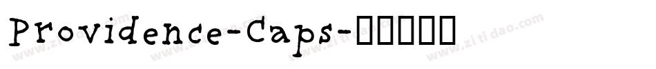 Providence-Caps字体转换