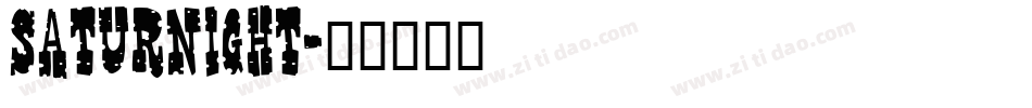 Saturnight字体转换