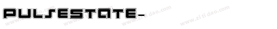 PulseState字体转换