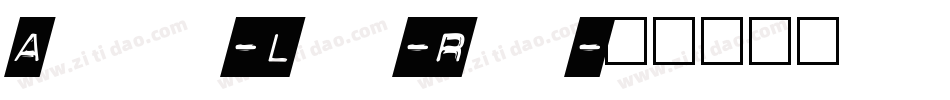 American-Label-Rough字体转换