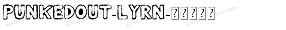 PunkedOut-LyRn字体转换