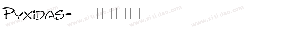 Pyxidas字体转换