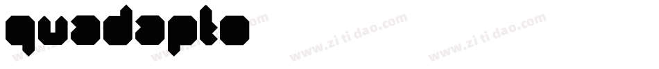 QUADAPTO字体转换