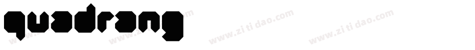 QUADRANG字体转换