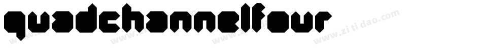 QuadChannelFour字体转换
