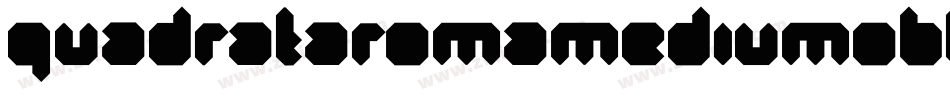 QuadrataromaMediumoblique-lPRX字体转换
