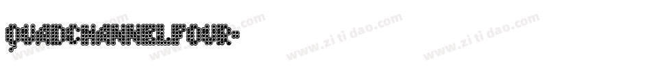 QuadChannelFour字体转换