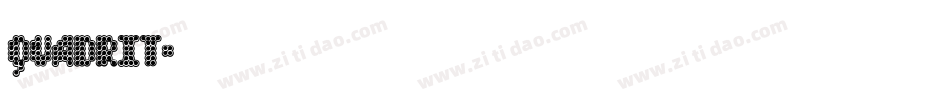 Quadrit字体转换