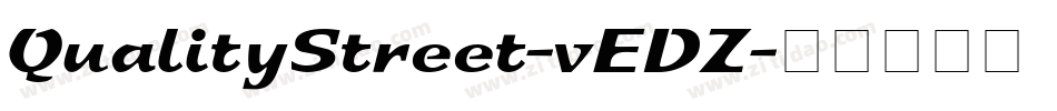 QualityStreet-vEDZ字体转换