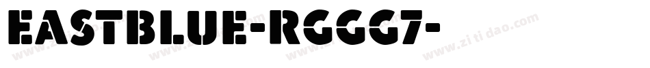 EastBlue-rggg7字体转换