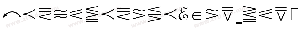 MathematicalPi-One字体转换