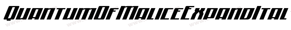QuantumOfMaliceExpandItal-eBxl字体转换