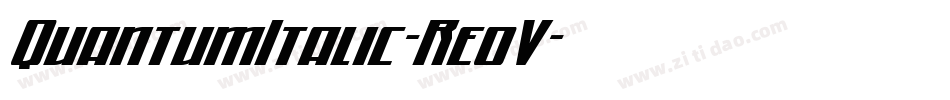 QuantumItalic-Re0V字体转换