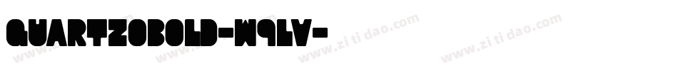 QuartzoBold-W9lv字体转换