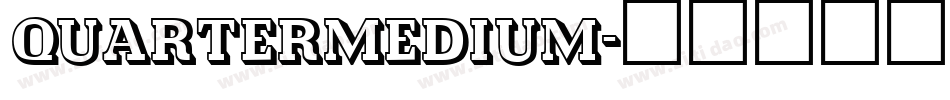 QuarterMedium字体转换