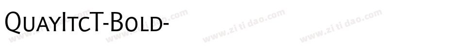 QuayItcT-Bold字体转换 QuayItcT-Bold字体转换