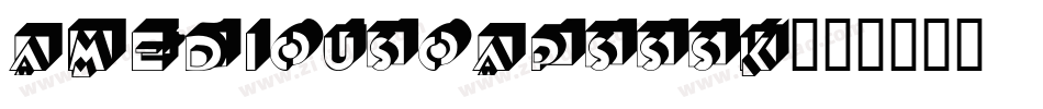 AmedicusCapsSSK字体转换