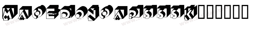 MacedonCapsSSK字体转换