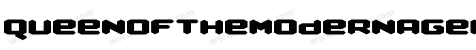 QueenOfTheModernAgeInverse-2O7el字体转换