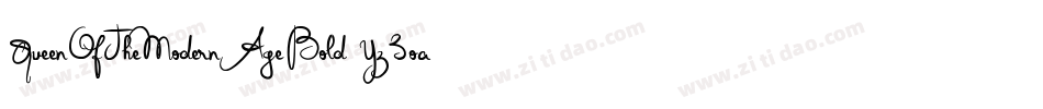 QueenOfTheModernAgeBold-Yz3oa字体转换