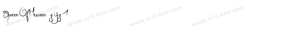 QueenOfHeaven-gGg1字体转换