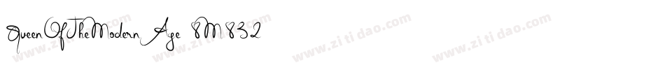 QueenOfTheModernAge-8M832字体转换
