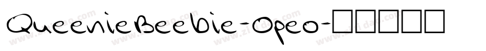 QueenieBeebie-Opeo字体转换