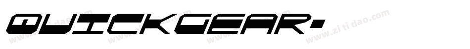 QuickGear字体转换