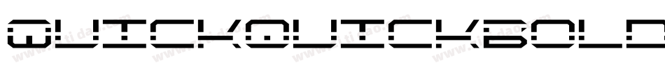 QuickquickBold-7aAA字体转换