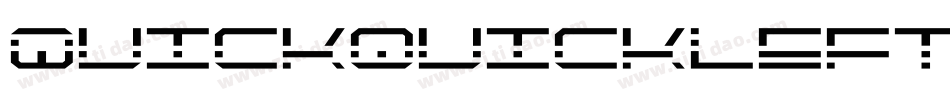 QuickquickLeftalic-Ov56字体转换