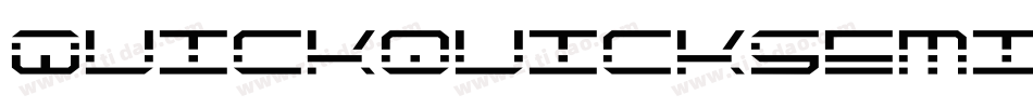 QuickquickSemiItalic-346p字体转换