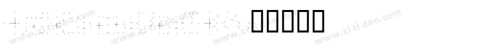QuicksansFastICG字体转换