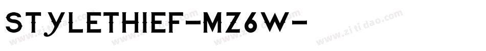 StyleThief-Mz6w字体转换