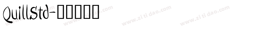 QuillStd字体转换